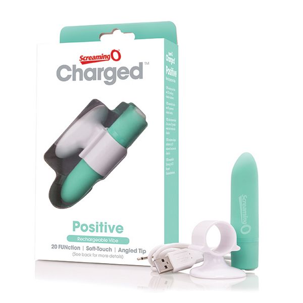 Charged Positive Vibrator Kiwi The Screaming O SCPVKW