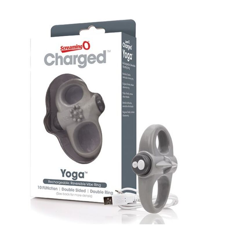 Charged Yoga Penisring Grå The Screaming O SCYVVG