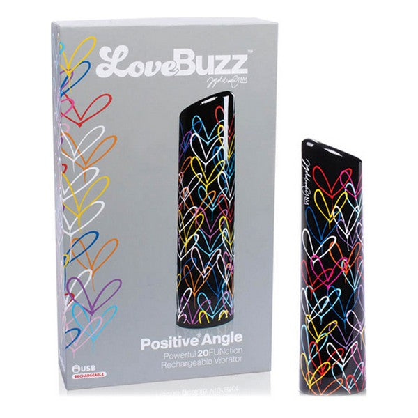 Patronvibrator LoveBuzz Positive Angle The Screaming O Svart