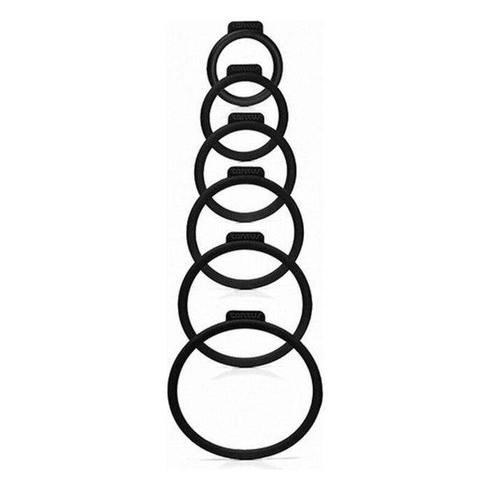 Penisring Tantus Svart (6 pcs)