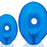 Vibrator Led Insert  Oxballs 1 Hollow Small Blå LED
