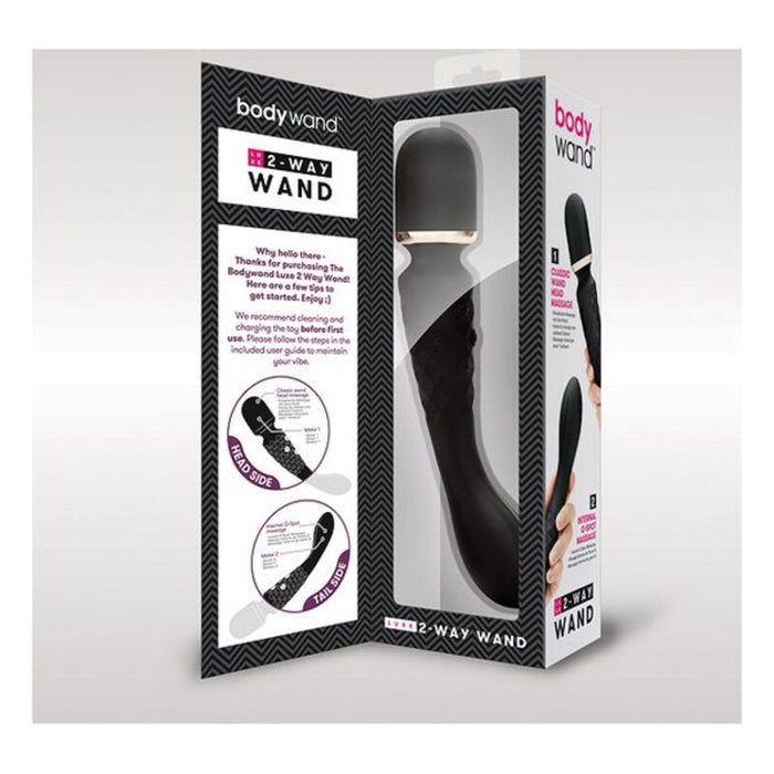 Trollspö Massör Luxe 2-Way Bodywand Svart