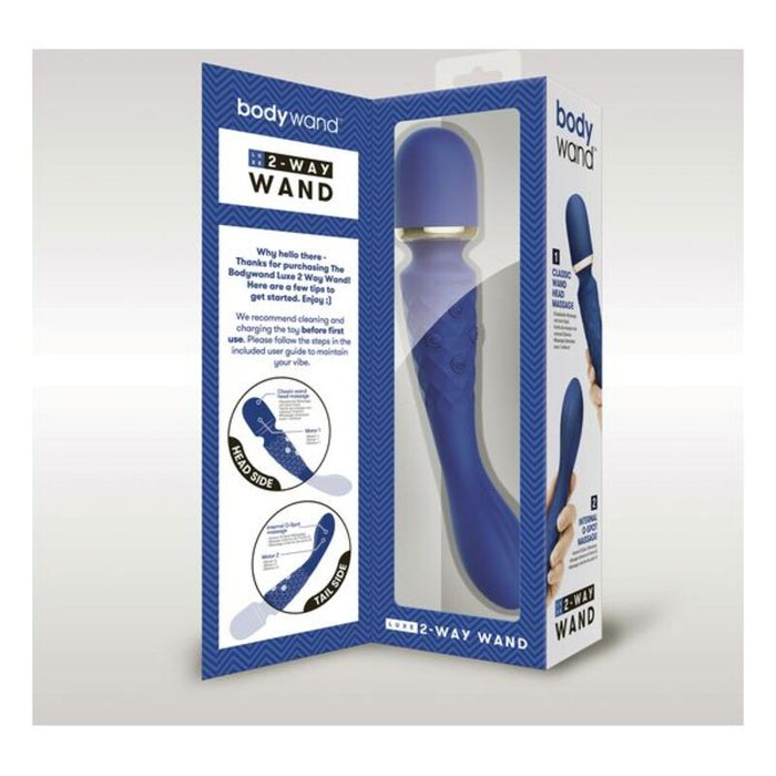 Trollspö Massör Luxe 2-Way Bodywand Blå
