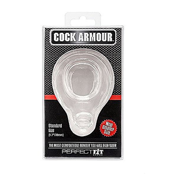 Penisvibrator Cock Armour Regular, blank Perfect Fit CA-03C