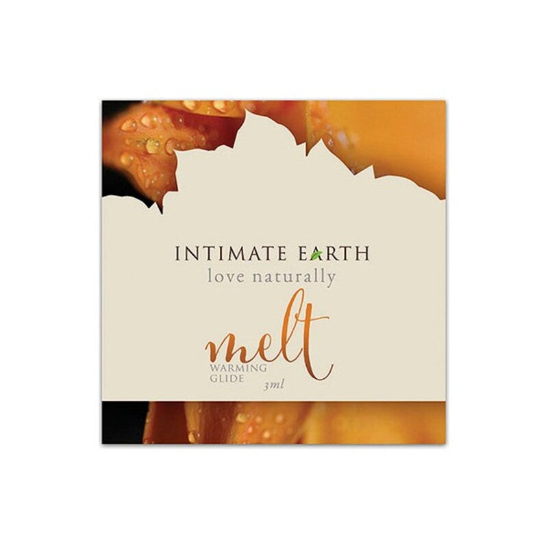 Värmande glidmedelsfolie Melt 3 ml Intimate Earth