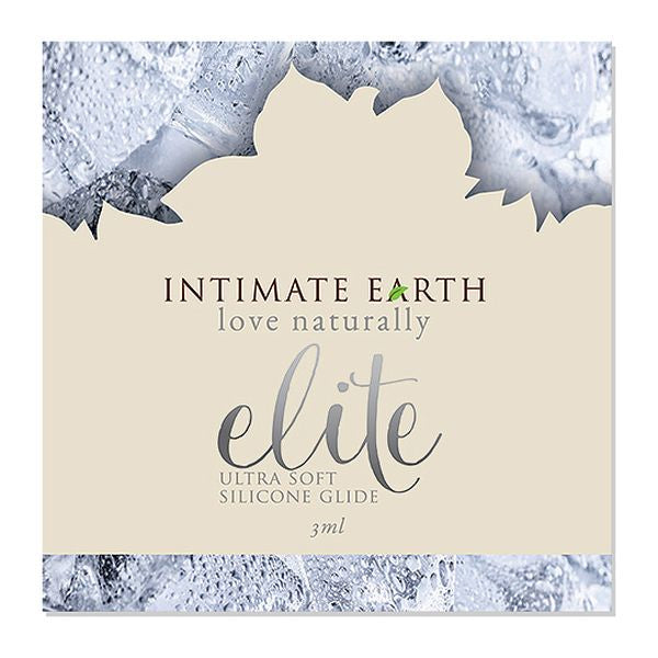 Silikonbaserad glidmedelsfolie Elite 3 ml Intimate Earth 6578