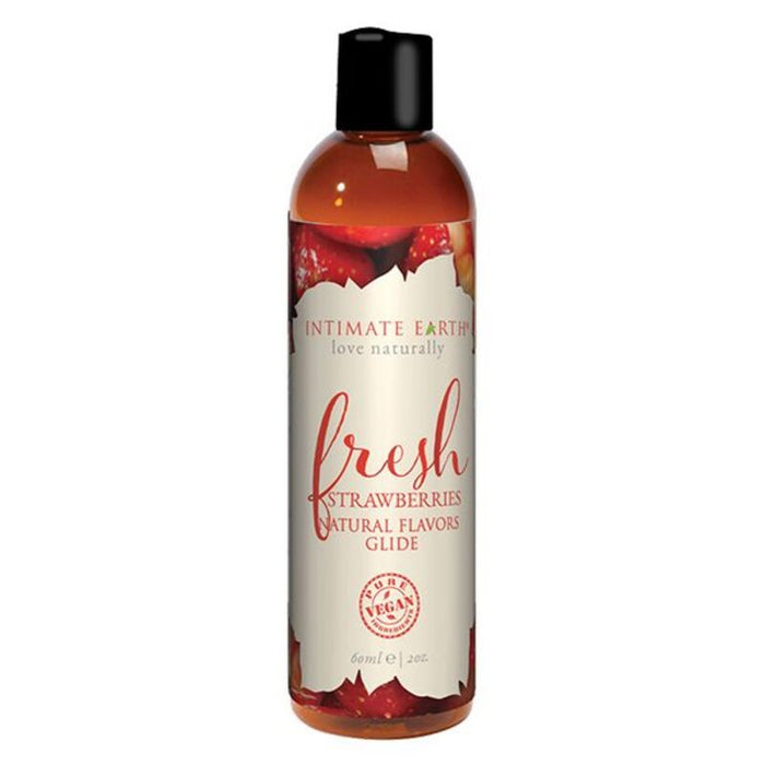 Glidmedel Strawberry (60 ml) Intimate Earth 06943