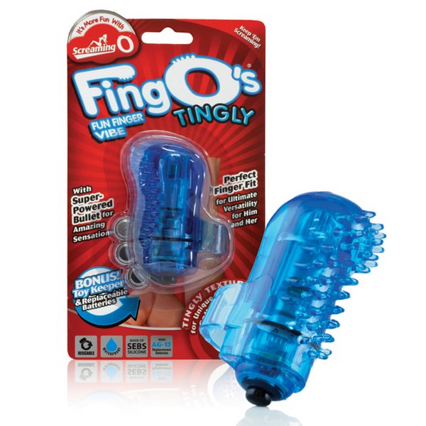 Ringvibrator The FingO Tingly, blå The Screaming O FNG-T101