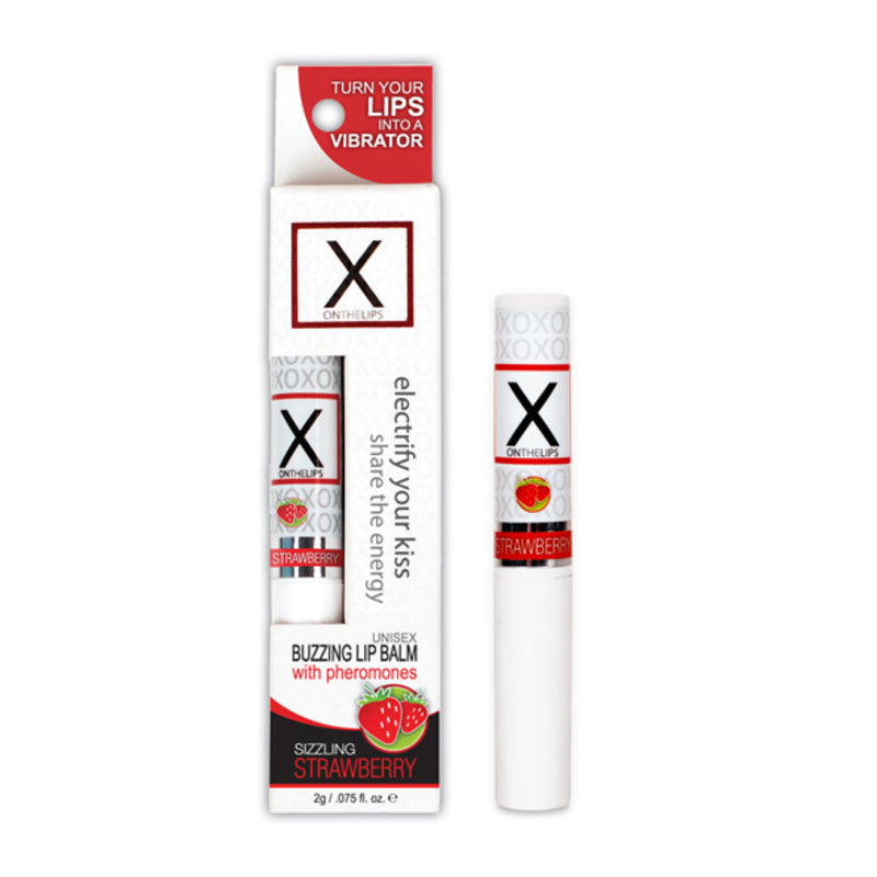 X On the Lips jordgubb Sensuva E24293