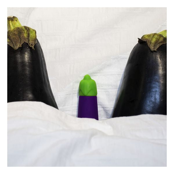 Nea Vibrator Svart Egg Plant Emojibator