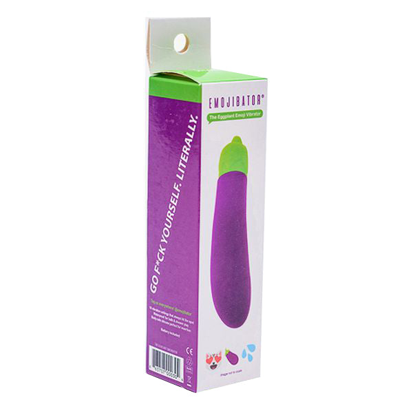 Nea Vibrator Svart Egg Plant Emojibator
