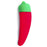 Nea Vibrator Svart Chili Pepper Emojibator