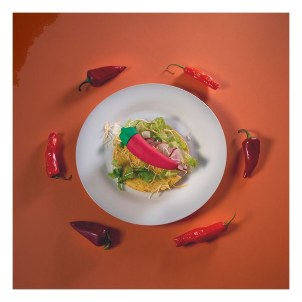 Nea Vibrator Svart Chili Pepper Emojibator