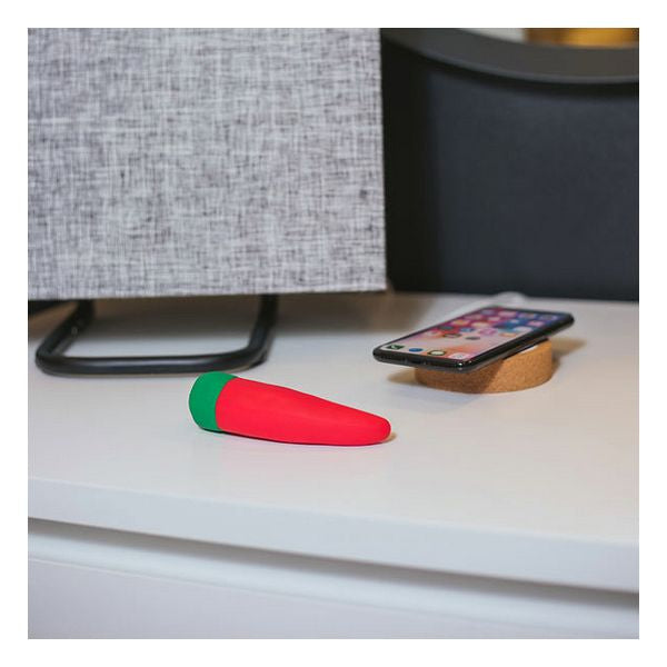 Nea Vibrator Svart Chili Pepper Emojibator