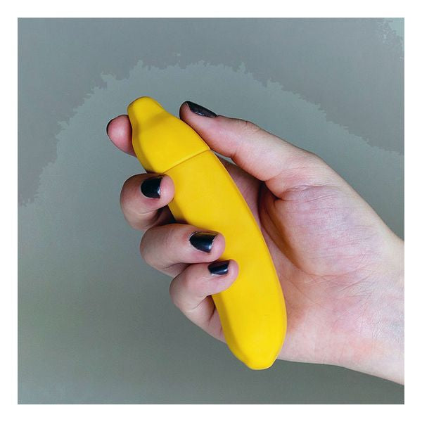 Nea Vibrator Svart Banana Emojibator