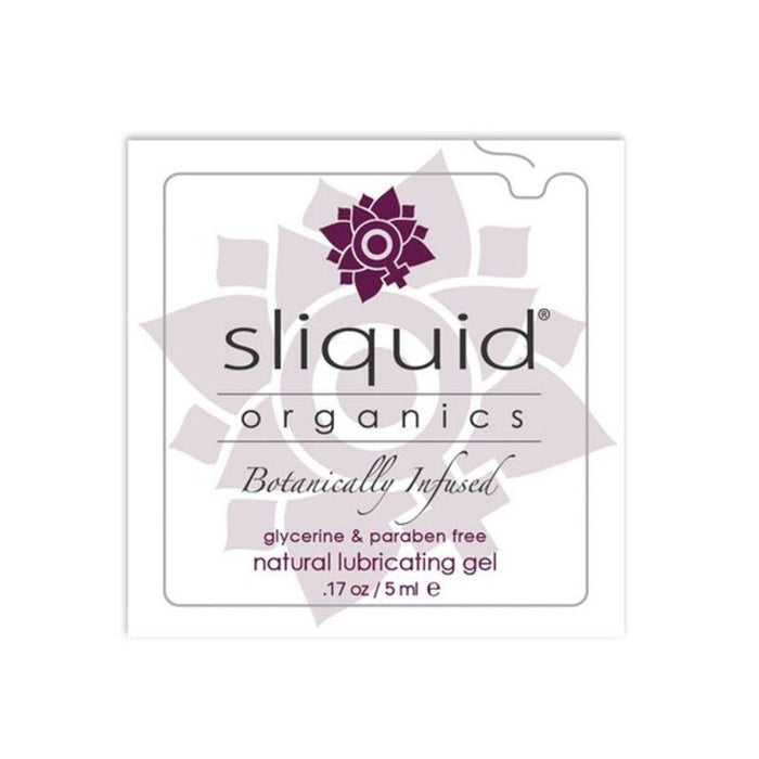 Glidgelskudde Organics Natural 5 ml Sliquid 753