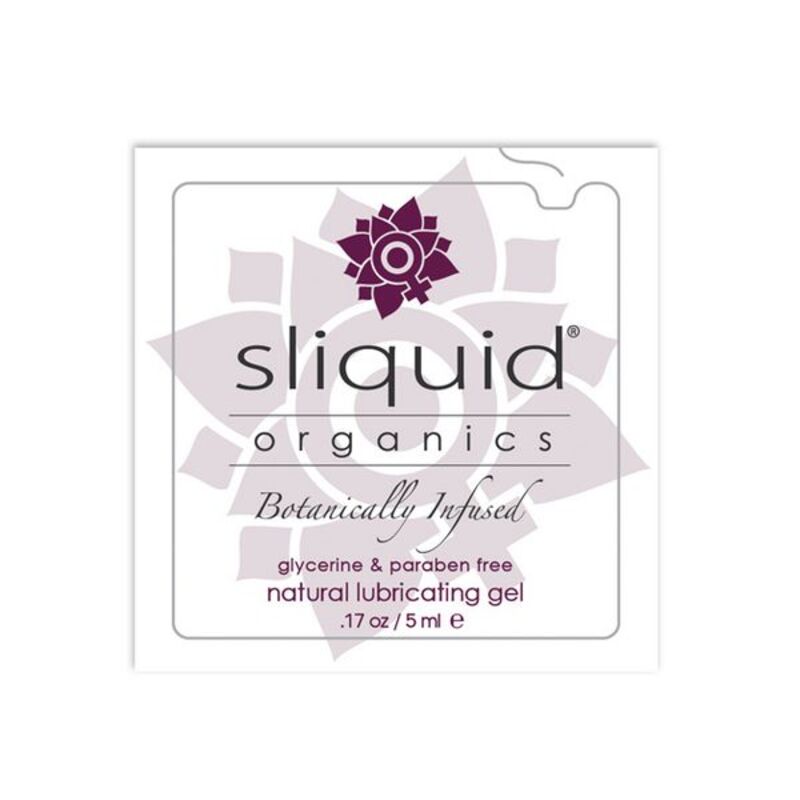 Glidgelskudde Organics Natural 5 ml Sliquid 753