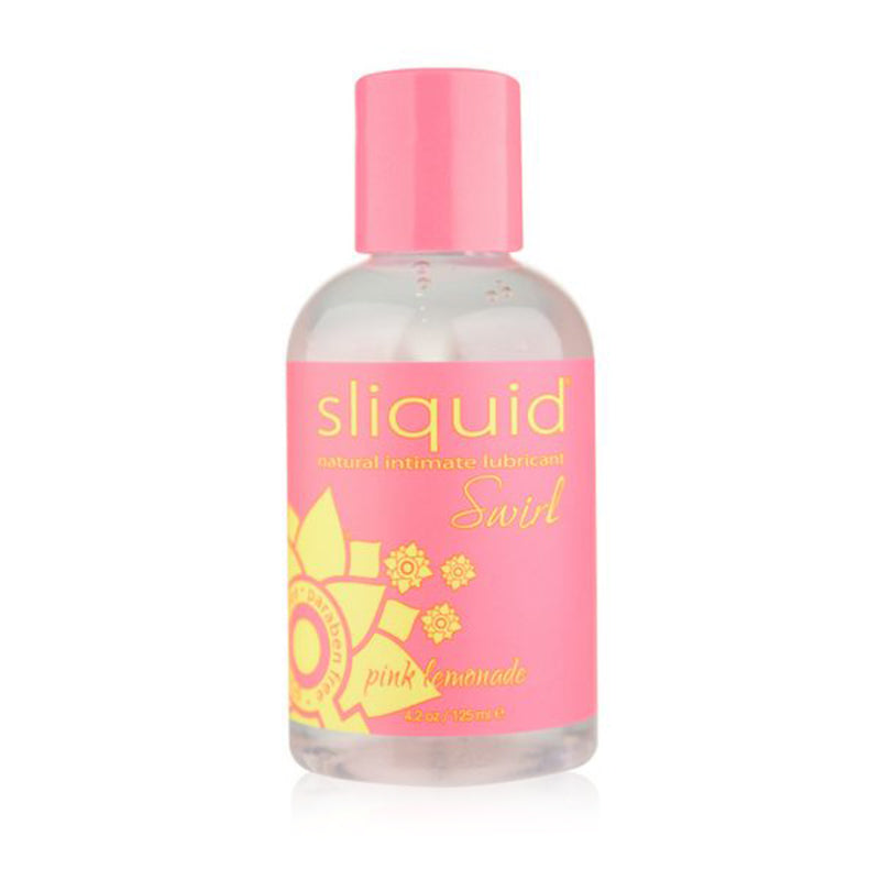 Glidmedel Naturals Swirl med rosa lemonadsmak 125 ml Sliquid 9169