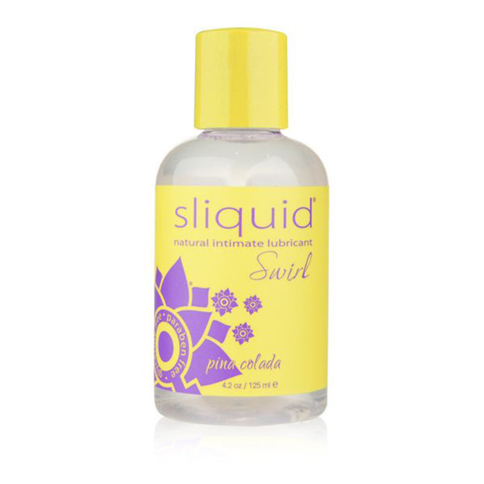 Glidmedel Naturals Swirl med pina colada-smak 125 ml Sliquid 9183