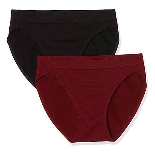 Trosor 05DZ-8PV Kvinna Svart/Röd (2 pcs) (Refurbished A+)