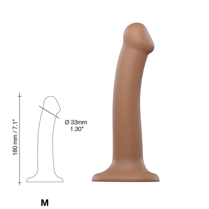 Dildo Dual Density Strap-on-me Caramel Silikon