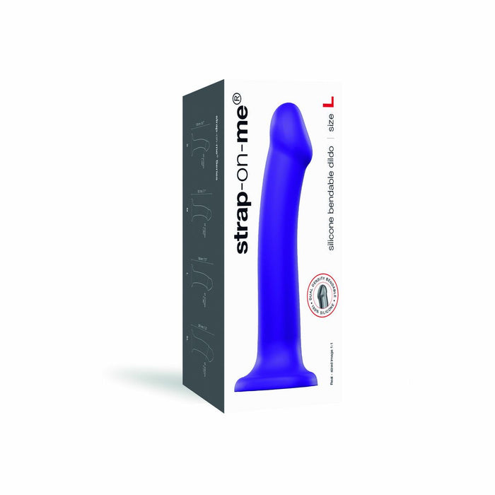 Dildo Dual Density Strap-on-me Purple Silikon