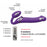 Ultra Harnesk 2 & Plugg Vibrating Strap-on-me Purple