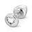 Anni R Analplugg Hjärta Silver 25 mm Diogol 71533