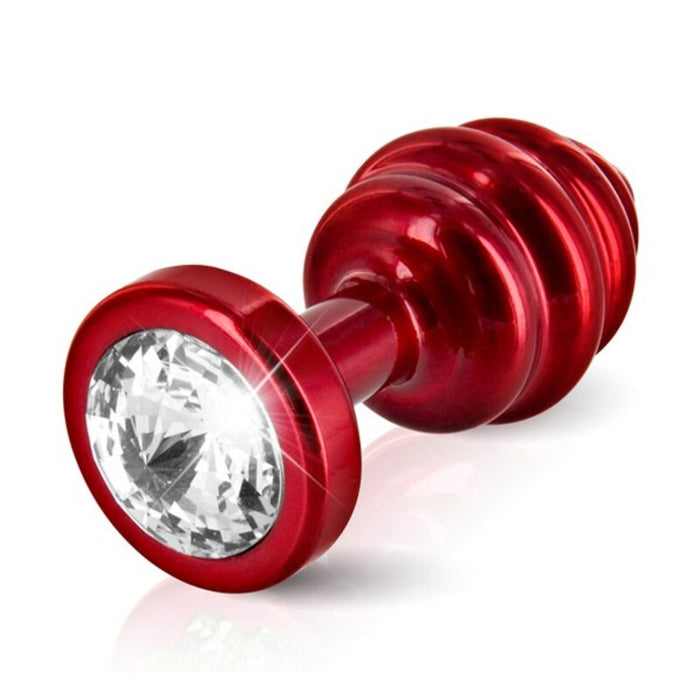 Ano Analplugg Räfflad Röd 30 mm Diogol 71618