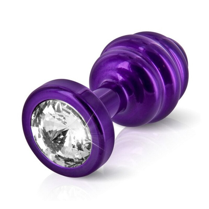 Ano Analplugg Räfflad Lila 30 mm Diogol 71649