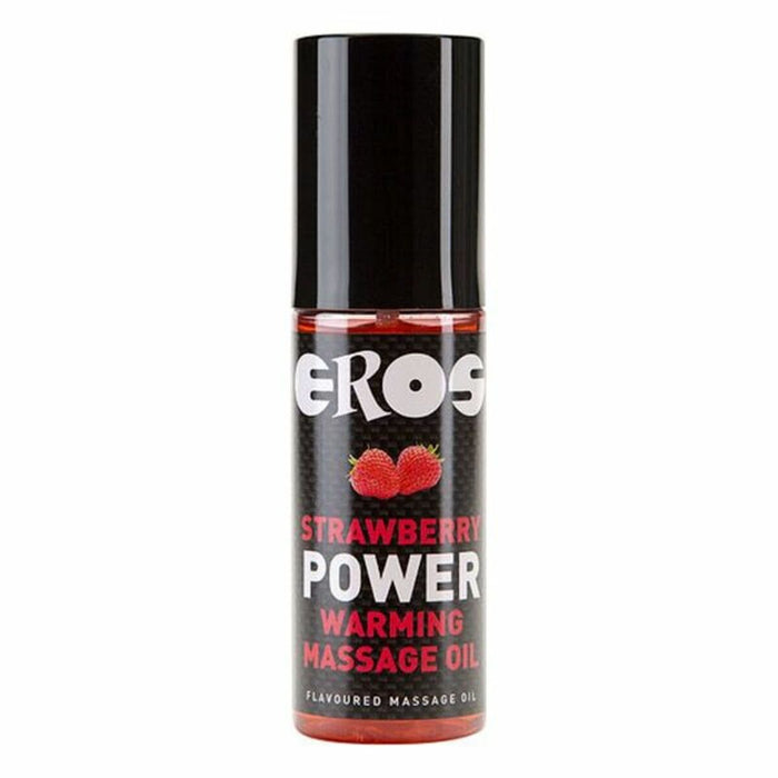 Erotisk Massageolja Eros Jordgubbe (100 ml)