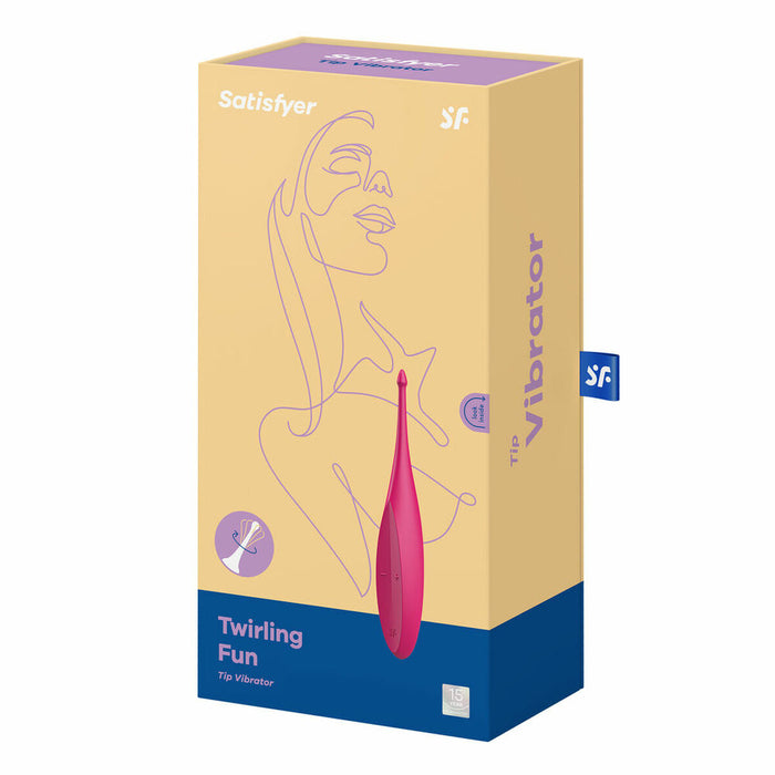 Krökt klitorisvibrator Curve Satisfyer Magenta (17 x 3 cm)