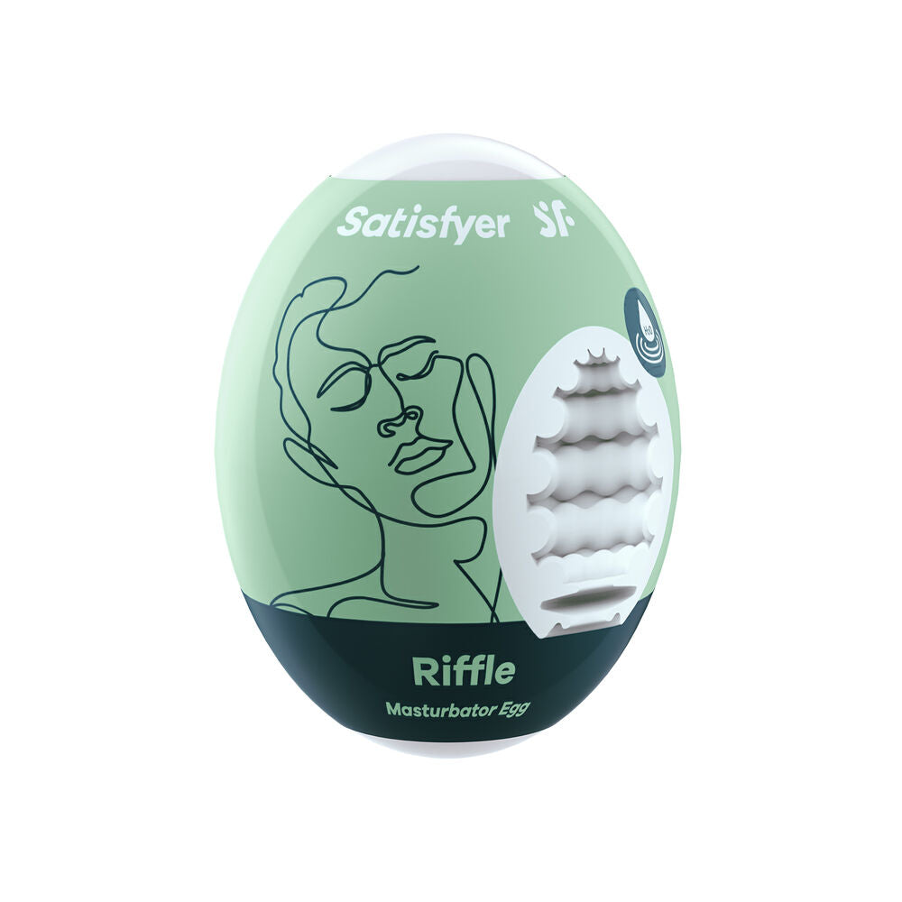 Onani-ägg Satisfyer Riffle Grön