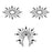 Gloria-set, svart Mystim (3 pcs)