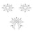 Gloria-set, silverfärgat Mystim (3 pcs)