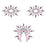 Gloria-set, svart & rosa Mystim (3 pcs)