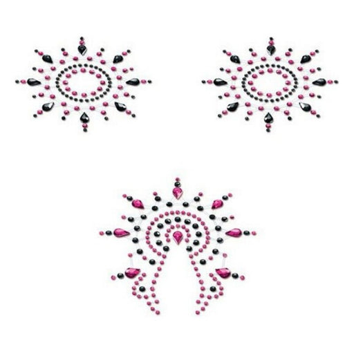 Gloria-set, svart & rosa Mystim (3 pcs)