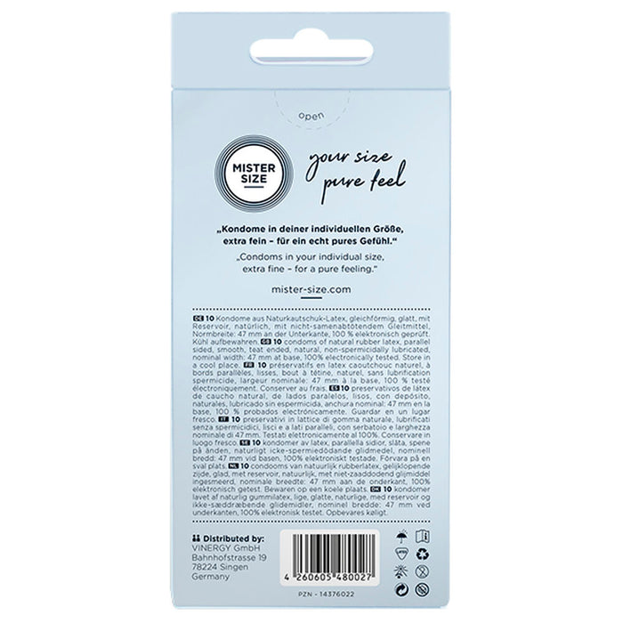 Kondomer Mister Size Extra fina (47 mm)