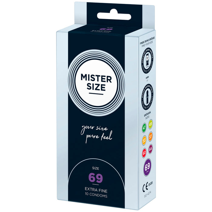 Kondomer Mister Size Ø 6,9 cm (10 pcs)