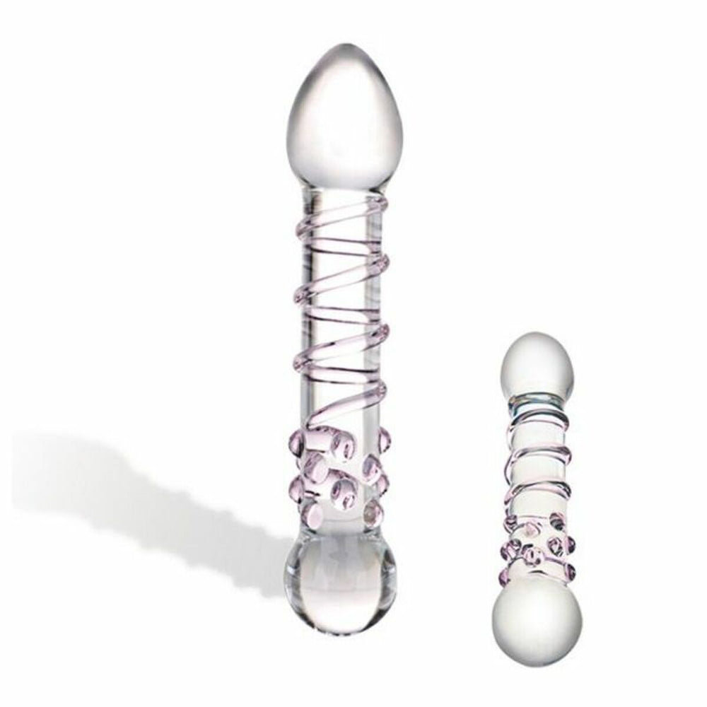Spiralformig glasdildo Staircase Full Glas 62746