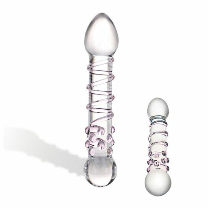 Spiralformig glasdildo Staircase Full Glas 62746
