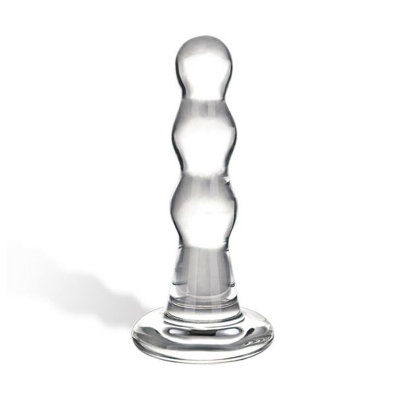 Anal glaspropp Triple med kulor Play Glas 62791