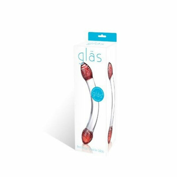 Dubbel glasdildo Red Head Glas 62869