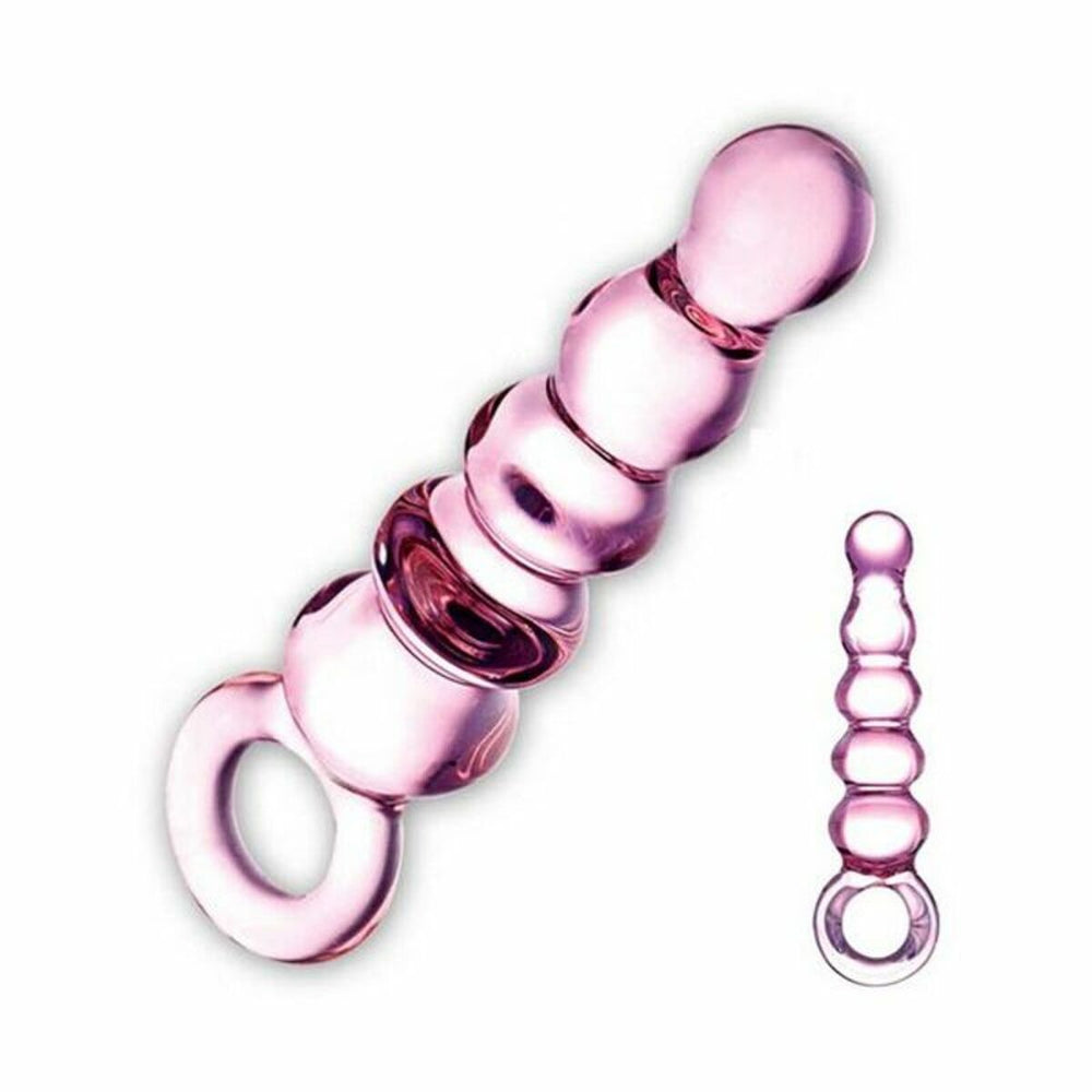 Anal glasdildo med kulor Quintessence Glas 63330