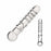 Glasdildo Callisto, blank Glas 63422