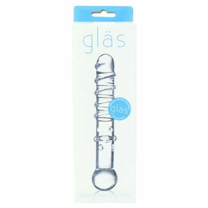 Glasdildo Callisto, blank Glas 63422