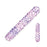 Glasdildo Nubby, purpurrosa Glas 63583