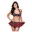 MVG-flickedräkt, svart, one-size Baci Lingerie BD1267