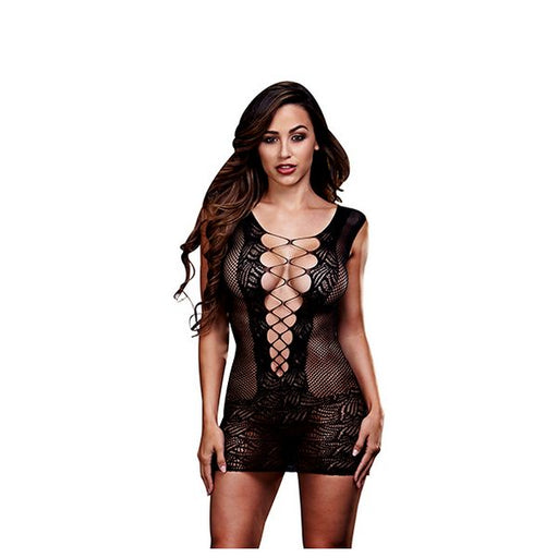 Mini-spetskorsett med snitt upptill, one-size Baci Lingerie BW3130