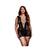 Mini-spetskorsett med snitt upptill, queen-size Baci Lingerie BW3130